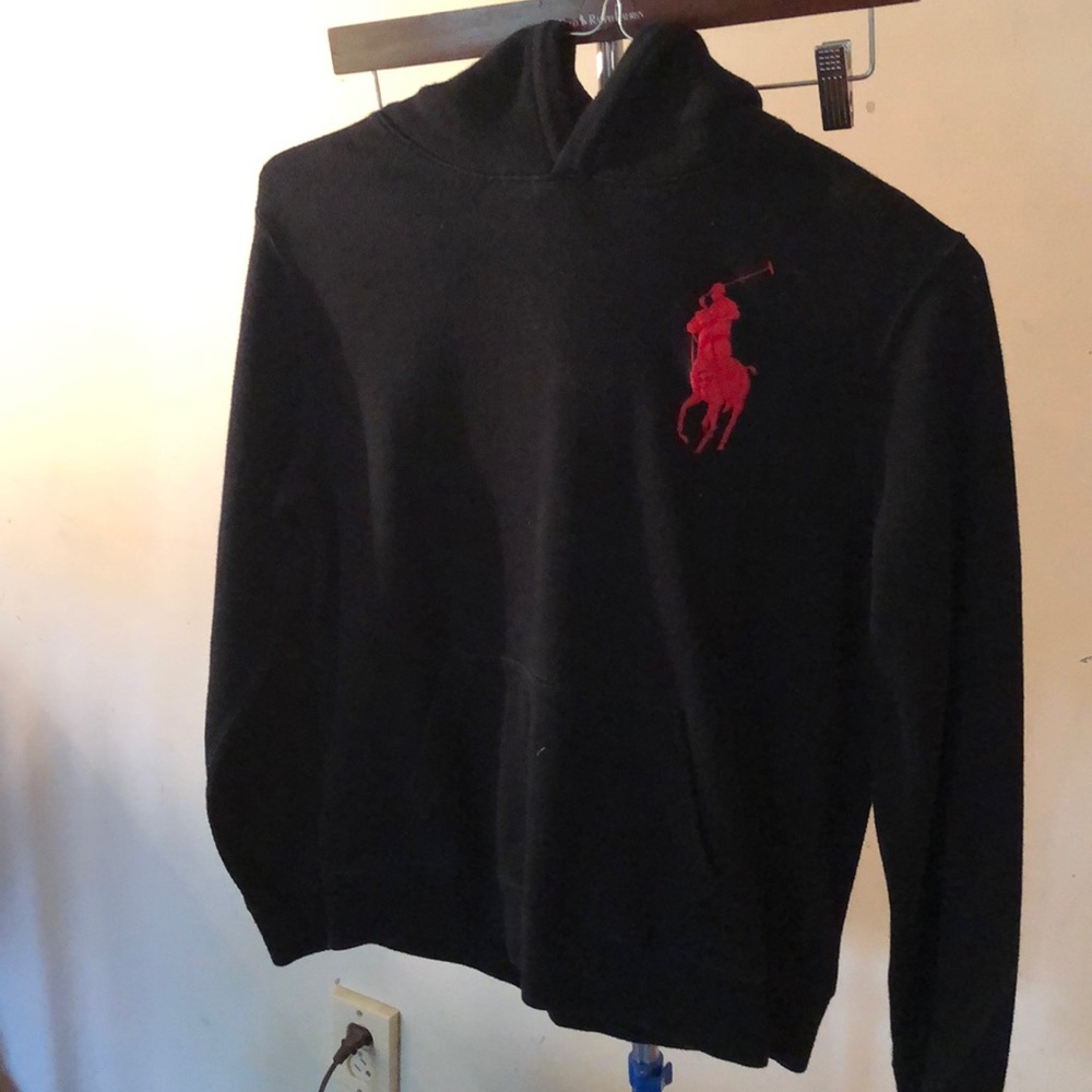 Polo knit hoodie boys